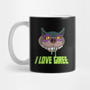 I Love Giree - No Heart - Green Mug